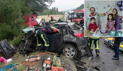 Denizli'de feci kaza: 2'si çocuk 4 kişi öldü - gundem