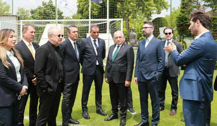 TFF Başkanı Mehmet Büyükekşi, Ali Koç ile beraber Fenerbahçe Futbol Akademisi’ni  ziyaret etti - spor