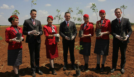 THY ile ÇEKUD işbirliğinde Kilis'e 14 bin Antep fıstığı fidanı dikildi - gundem