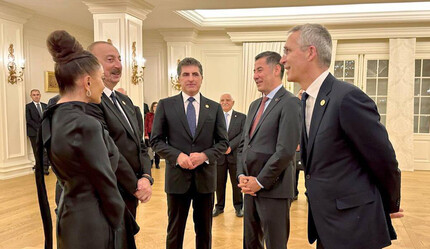 Külliye'deki törende ilgi çeken buluşma: Sinan Oğan, Aliyev, Stoltenberg ve Barzani... - gundem