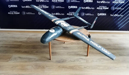 Kamikaze insansız hava aracı 'Alfa Kurt' vitrine çıktı - dunya