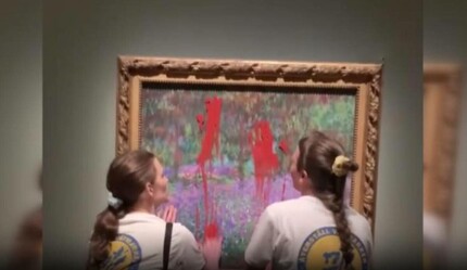 İklim aktivistleri yine sahnede! Bu kez Monet’nin tablosu hedef alındı - dunya
