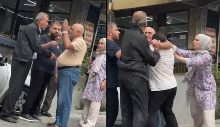 Güngören'de kiracı ve ev sahibinin 'kira' kavgası kamerada! Üç katı zam yapmak istedi, üzerine yürüdü - dunya