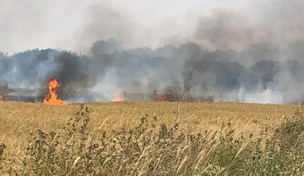 Çanakkale’de 45 dönüm tarım arazisi yanarak kül oldu - gundem