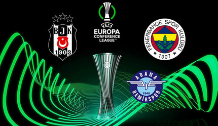 UEFA Konferans Ligi | Fenerbahçe, Beşiktaş ve Adana Demirspor'un rakipleri belli oldu - haberler