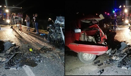 Ankara’da feci kaza! İki otomobil kafa kafaya çarpıştı: 3 ölü - gundem