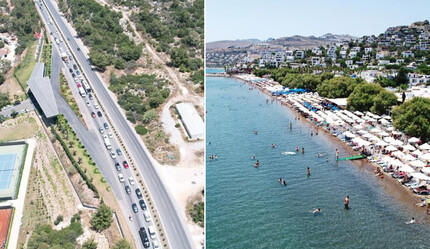 Bayram tatilini fırsat bilen akın etti: Bodrum’a 3 günde 75 bin araç giriş yaptı - gundem
