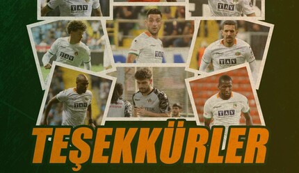 Corendon Alanyaspor 12 futbolcuyla yollarını ayırdı! Gözler transferlere çevrildi - spor
