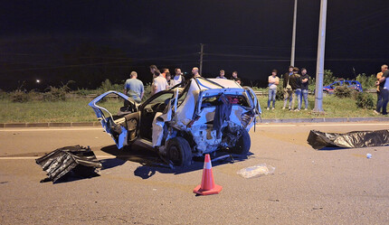 Samsun'da katliam gibi kaza: Otomobiller çarpıştı, 3 kişi öldü - dunya