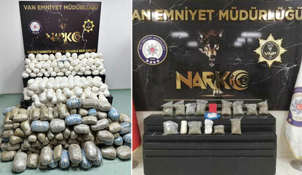 Van'da 451 kilo uyuşturucu ele geçirildi - gundem