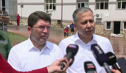 Bakanlar selin vurduğu Bartın'da: Yerlikaya: Can kaybı ya da yaralanma yok - gundem