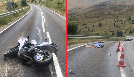 Motor tutkusu sonu oldu... Tırın altına giren motosiklet sürücüsü hayatını kaybetti - gundem