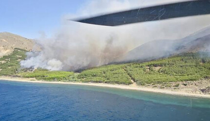 Gökçeada’daki orman yangını 16 saat sonra kontrol altına alındı! 110 hektarlık alan kül oldu - gundem