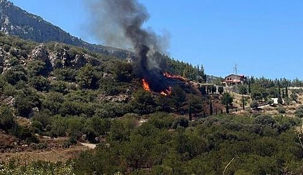 Datça’da orman yangını! Havadan ve karadan müdahaleyle söndürüldü - gundem