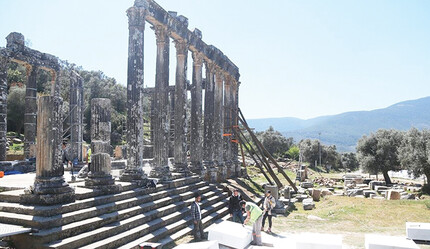Zeus Tapınağı ayağa kaldırılıyor - kultur-sanat