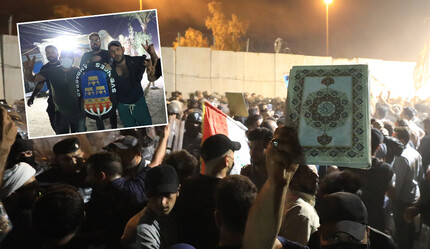 Bağdat'ta İsveç Büyükelçiliği'ne saldırı! Bina ateşe verildi, protestocular beton bariyerleri yıktı - dunya