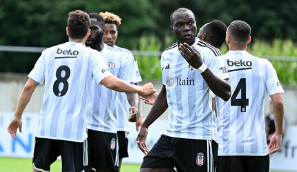 Vincent Aboubakar coştu, Beşiktaş hazırlık maçında Strasbourg'u 2-1 mağlup etti - spor