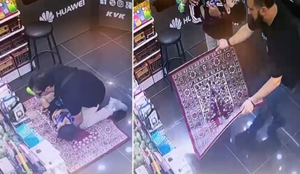 Trabzonlu esnafın hareketi turisti duygulandırdı, adamı alnından öptü - gundem
