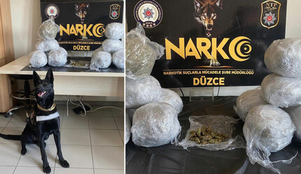 Çevirmede kendilerini ele verdiler! Kilolarca uyuşturucu yakalandı - dunya
