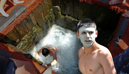 Yer Antalya... 45 derece havada üşüyorlar! - dunya