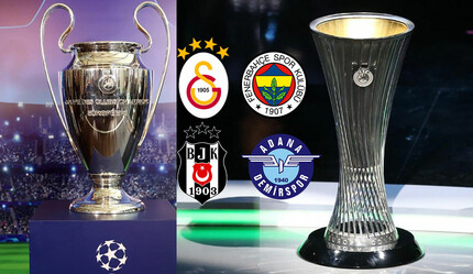 Türk takımlarının Şampiyonlar Ligi ve Konferans Ligi 3. ön eleme turundaki rakipler belli oldu - spor