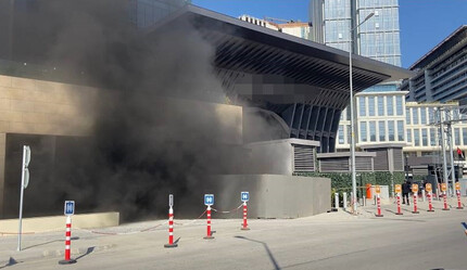 İstanbul Finans Merkezi’nde yangın çıktı - dunya