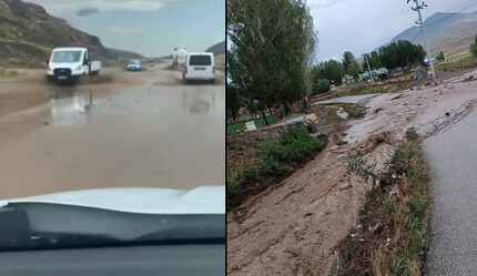 Van'da yağış sonrası sel kırdı geçti! Tarım arazileri hasar gördü - ekonomi