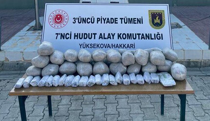 32,6 kilo esrarla sınırda yakalandılar! - gundem