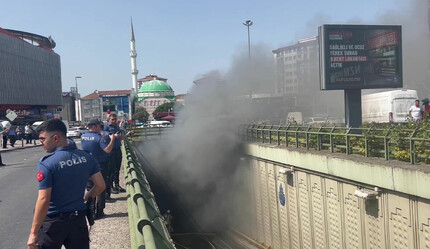 Ümraniye’de İETT otobüsü alev alev yandı! Yolcular panikle kaçtı - gundem