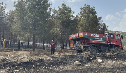 Isparta'daki yangın kontrol altına alındı, 150 dekarlık buğday yok oldu - gundem