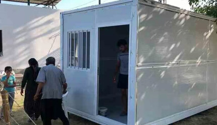 Adana'da deprem sonrası konteynerler kuruldu - gundem