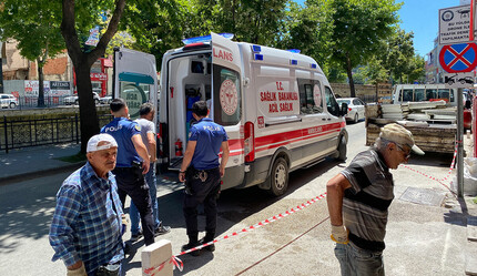 İskeleden düşen bir işçi daha ölümden döndü - gundem