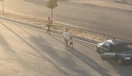 Elazığ'daki dehşet kamerada! Önce çarptı sonra çoluğu çocuğu ile kaçtı - gundem