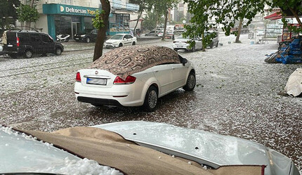 Ardahan’da şiddetli dolu yağışı hayatı olumsuz etkiledi - gundem