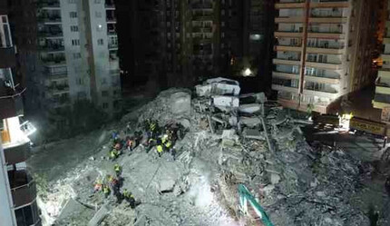 Adana'da 42 kişiye mezar olan Ekim apartmanın betonu