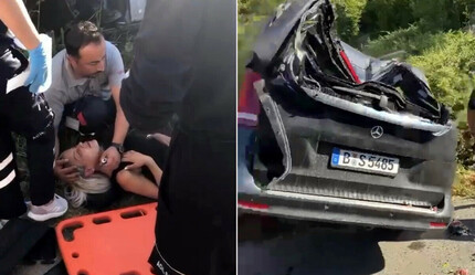 Kazada yaralanan kadın şoka girdi, beklenmedik soru sordu - gundem