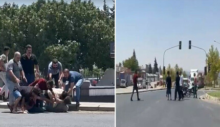 Kaza yaptılar, üstüne tekme tokat kavga ettiler - gundem