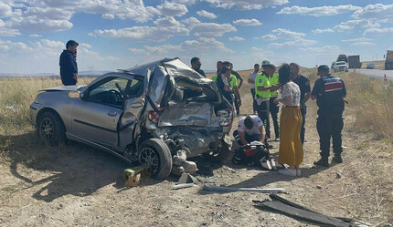Beton mikseri otomobili adeta biçti: 2 ölü, 1 yaralı - gundem