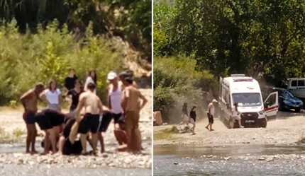 Serinlemek için girdiği ırmak sonu oldu - gundem