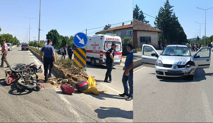 Feci kaza: Motosikletli ağır yaralandı - gundem