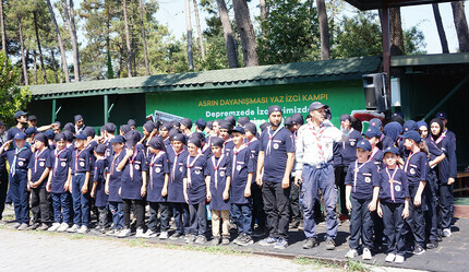 Depremzede çocuklar İstanbul'daki izci kampında bir araya geldi - gundem