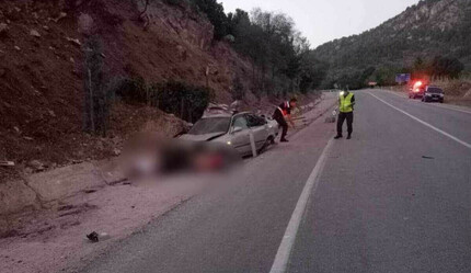 Feci kaza! Otomobil takla attı: Ölü ve yaralılar var - gundem