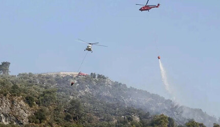 Havada dehşet: Yangın söndürme helikopterleri çarpıştı, kurtulan olmadı - gundem