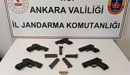 Ankara'da silah kaçakçılığı operasyonu: 5 ruhsatsız tabanca ele geçirildi - gundem