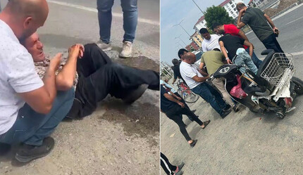Engelli bireye otomobil çarptı: Ölümden döndü - gundem