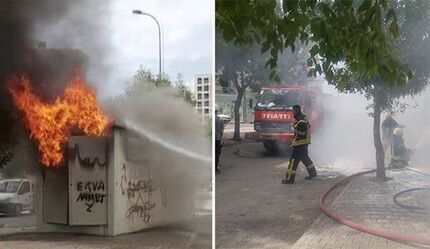 Aşırı sıcaktan yangın çıktı: Trafo alev alev yandı - gundem