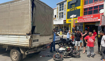Motosikletli genci ölümden kaskı kurtardı - gundem