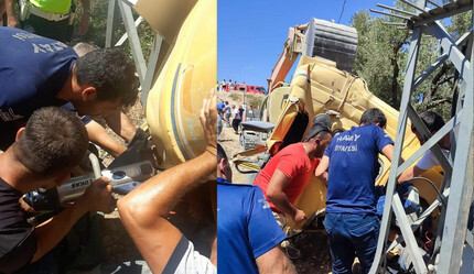 Şarampole yuvarlanan tankerde sıkıştılar: 2 kişi hayatını kaybetti - gundem