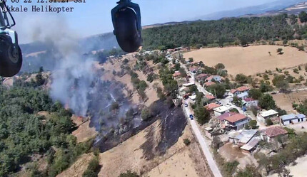 Yaklaşık 1500 hektarlık alanı küle çevirdi… Çanakkale’deki yangın faciasının çıkış anı kamerada! - gundem
