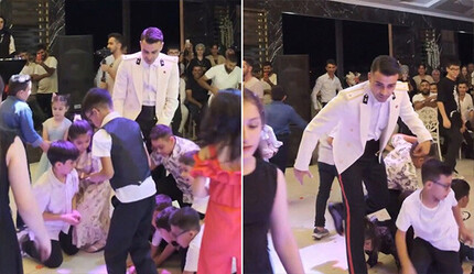 Düğünde dans gösterisi yapan çiftin talihsiz anları: Akrabaları para atınca olanlar oldu - gundem